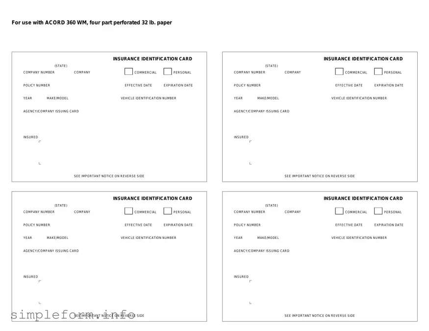 Fill Out a Valid Acord 50 WM Form