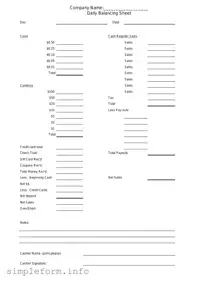 Fill Out a Valid Cash Drawer Count Sheet Form