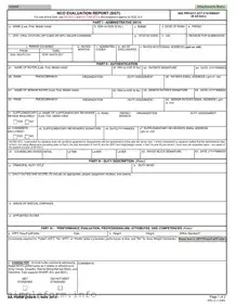 Fill Out a Valid Da 2166 9 1 Form