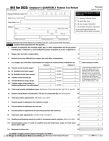 Fill Out a Valid IRS 941 Form