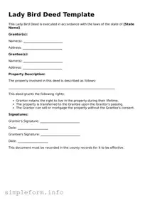 Attorney-Approved Lady Bird Deed Document
