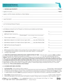 Fill Out a Valid Florida Commercial Contract Form