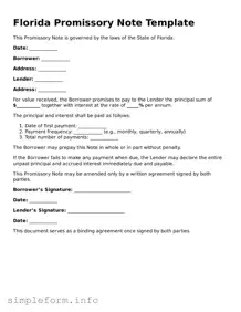 Attorney-Verified  Promissory Note Form for Florida