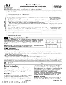 Fill Out a Valid IRS W-9 Form