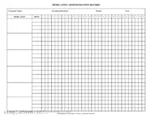 Fill Out a Valid Medication Administration Record Sheet Form