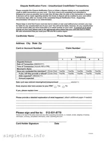 Fill Out a Valid Netspend Dispute Form