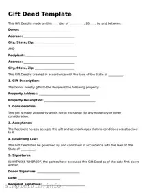 Attorney-Approved Gift Deed Document