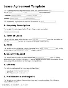 Attorney-Approved Lease Agreement Document