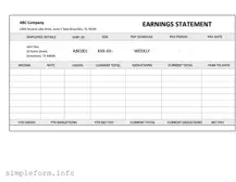 Fill Out a Valid Independent Contractor Pay Stub Form