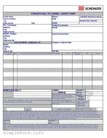 Fill Out a Valid Straight Bill Of Lading Form