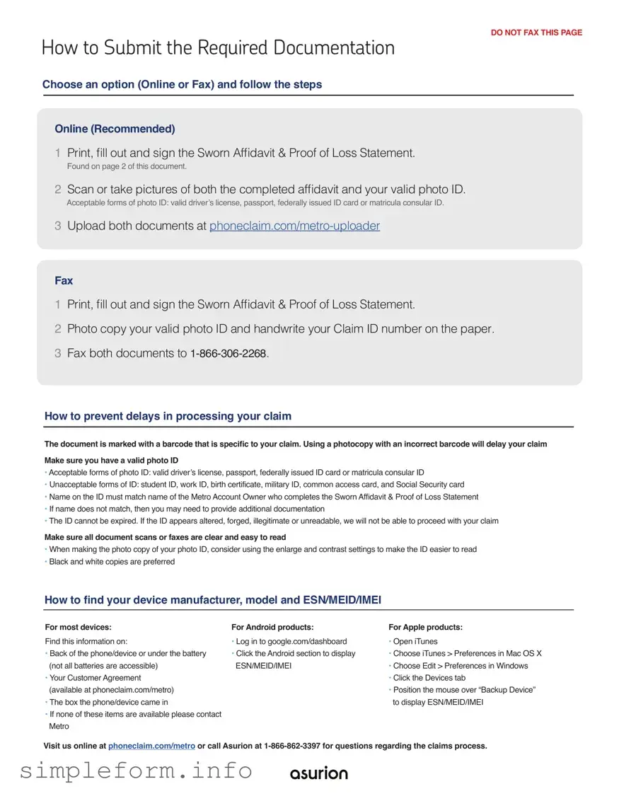 Fill Out a Valid Asurion F-017-08 MEN Form